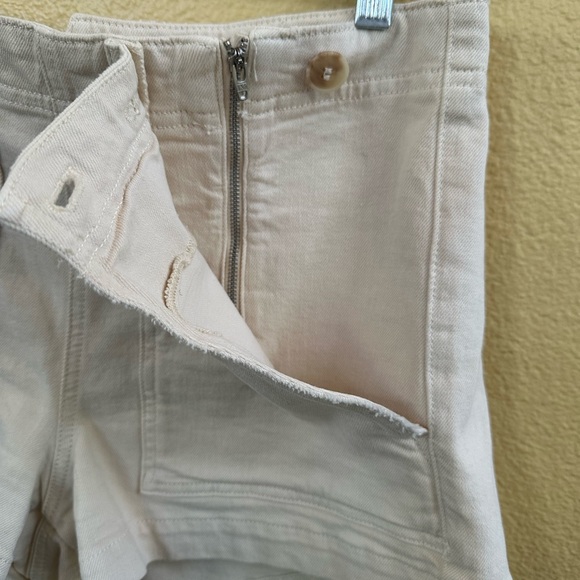 Pilcro Anthropologie “The Kit” Cream Women's Shorts Size 30 Like New! - Picture 8 of 10